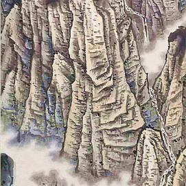 《武陵峡江图》